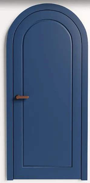 Color Арочная дверь Рейн эмаль синяя RAL