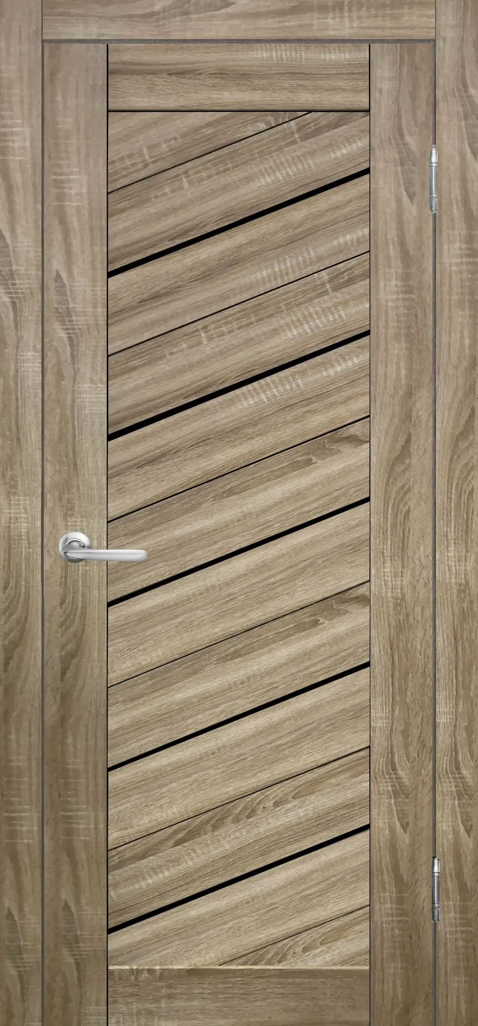 Межкомнатная дверь YD Форум Диагональ Дуб сонома Дуб сонома