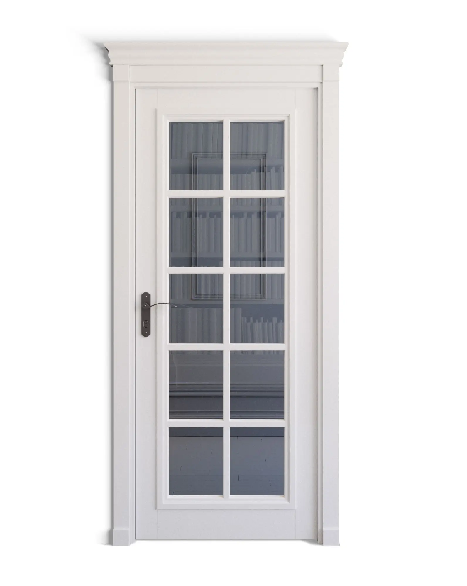 Межкомнатная дверь D-Ola FIN ДО-10 эмаль белая