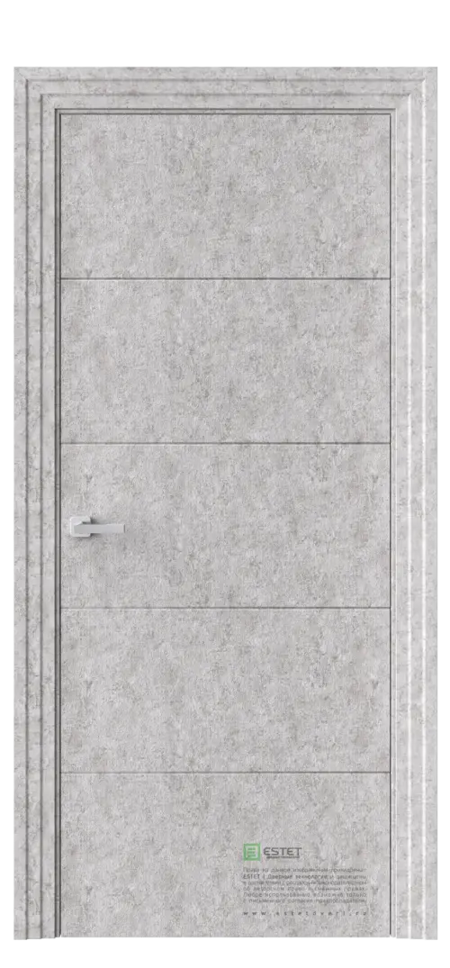 Межкомнатная дверь P2 бетон серый Бетон