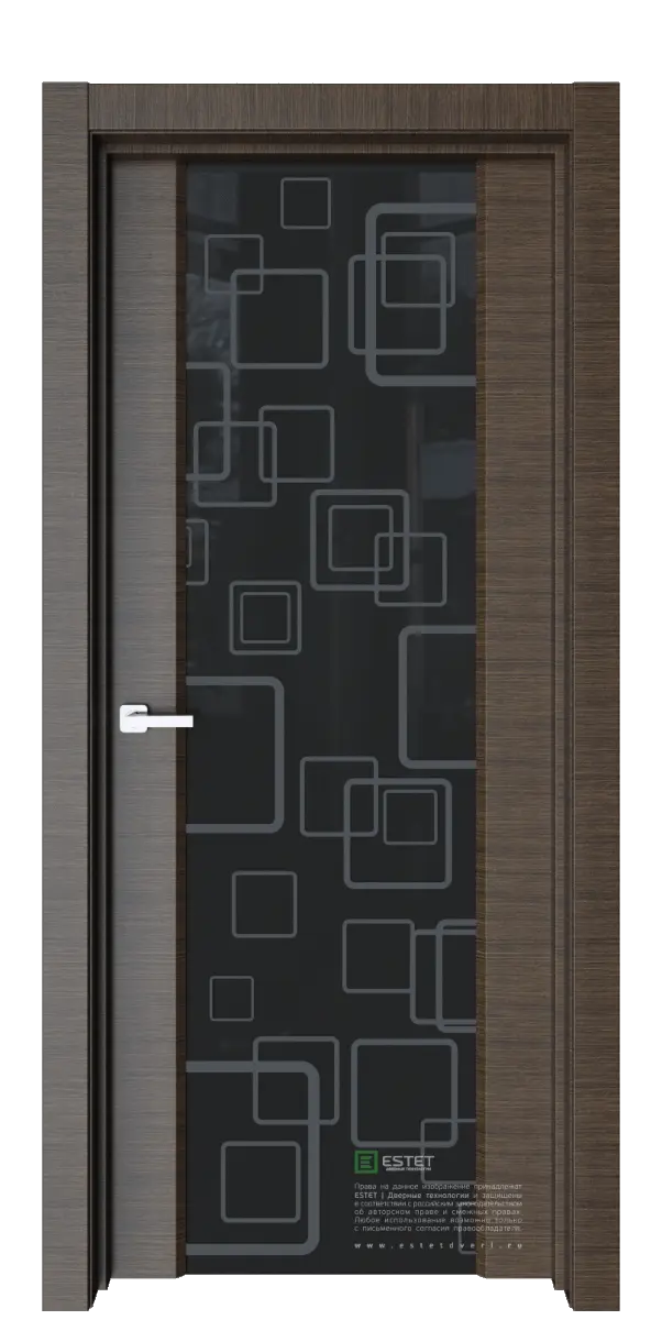 Межкомнатная дверь Е2S корица, Лофт Венге