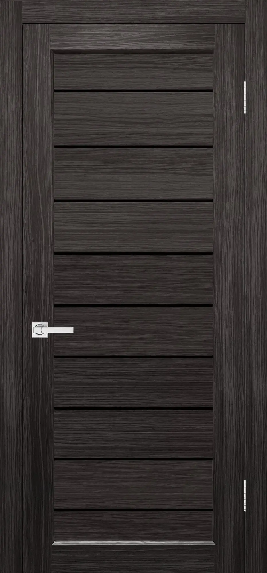 Межкомнатная дверь YD Евро 26 Черный жемчуг Тёмный Лакобель черный