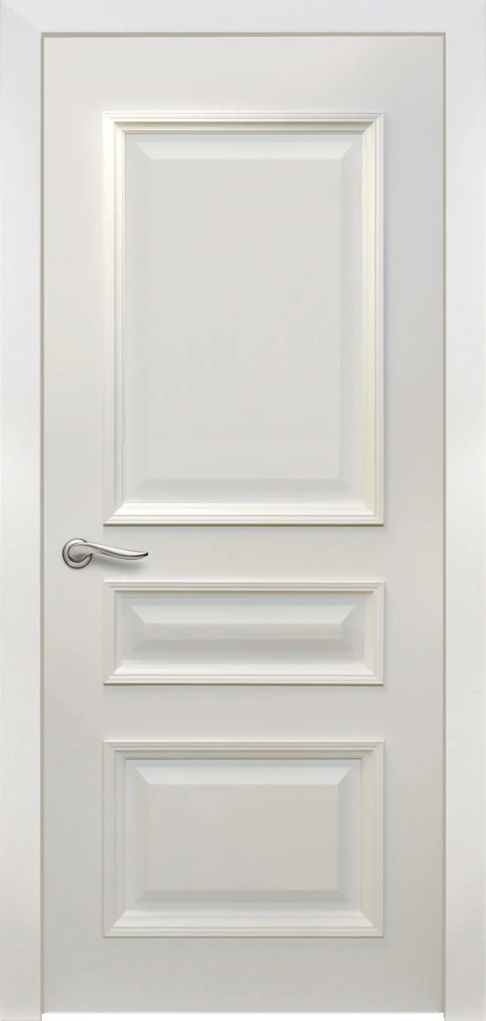 Межкомнатная дверь ЧФД Perfect 65 ПГ софт белый