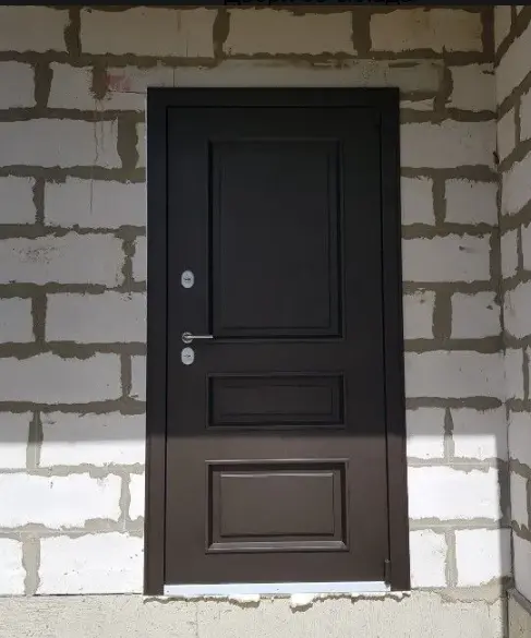 Входная дверь с терморазрывом Райтвер Прадо Муар Белый Терморазрыв