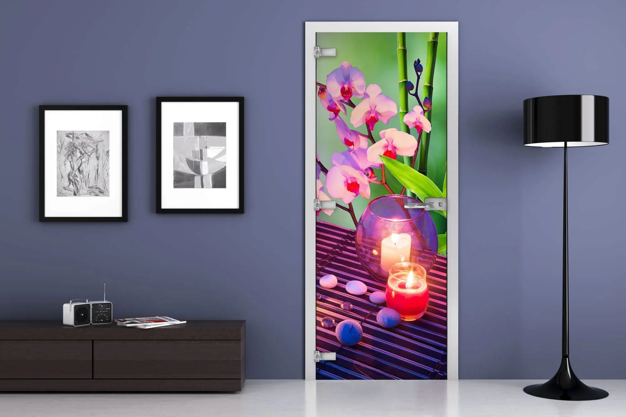 Дверь стеклянная MG-Spa 6