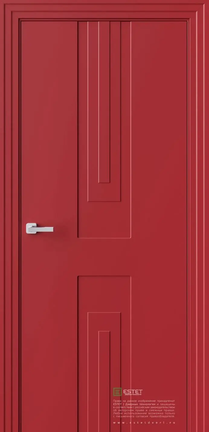 Межкомнатная дверь P23 RAL3002 Красный