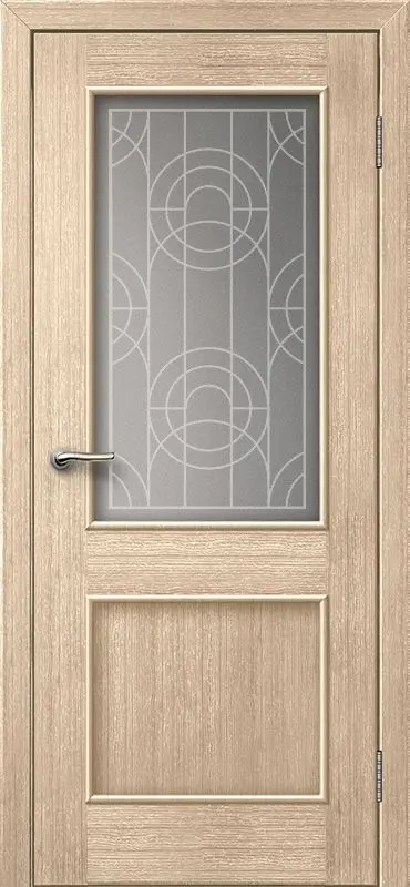Межкомнатная дверь Модерн-5 ПО Беленый дуб