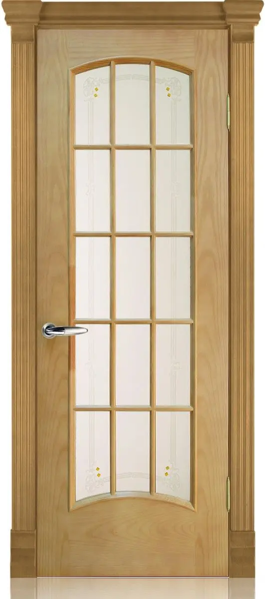 Межкомнатная дверь Экзотика "Оренсе", шпон: ясень тон 4 Дуб