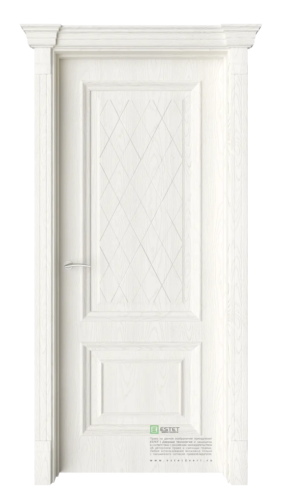 Межкомнатная дверь GE3M Rete Дворцовое дерево Патина