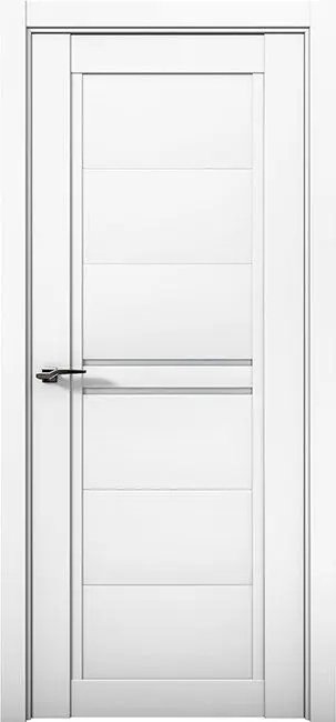 Межкомнатная дверь Co 4 Кобальт Аляска Белый Сатинат белый