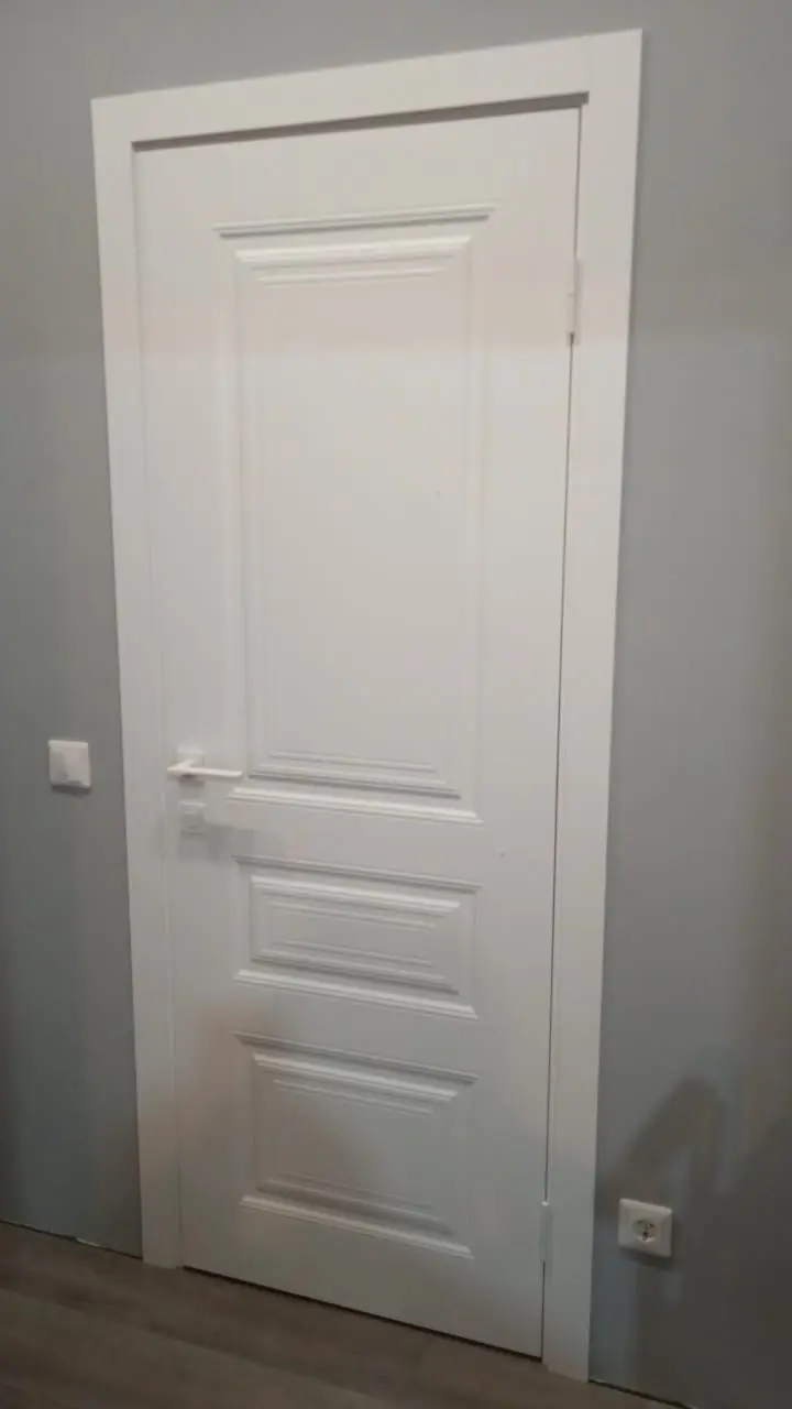 Межкомнатная дверь Turen Becker С-3 ПГ Сноу эмаль