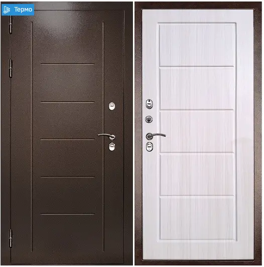 Входная дверь с терморазрывом ДК Термаль Экстра Лиственница