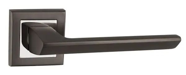 Дверная ручка раздельная PUNTO BLADE QL GR/CP-23 графит/хром