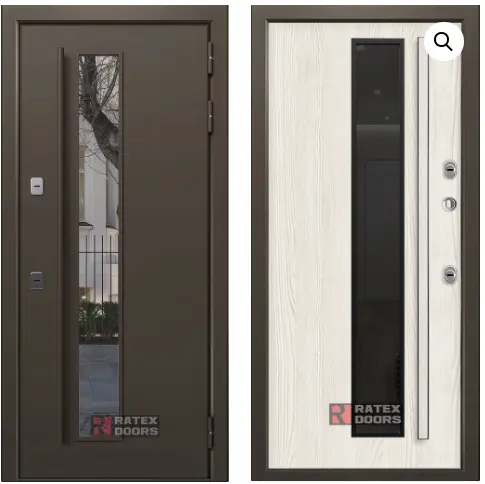 Входная дверь с терморазрывом и стеклом Sigma Ratex T4 8017