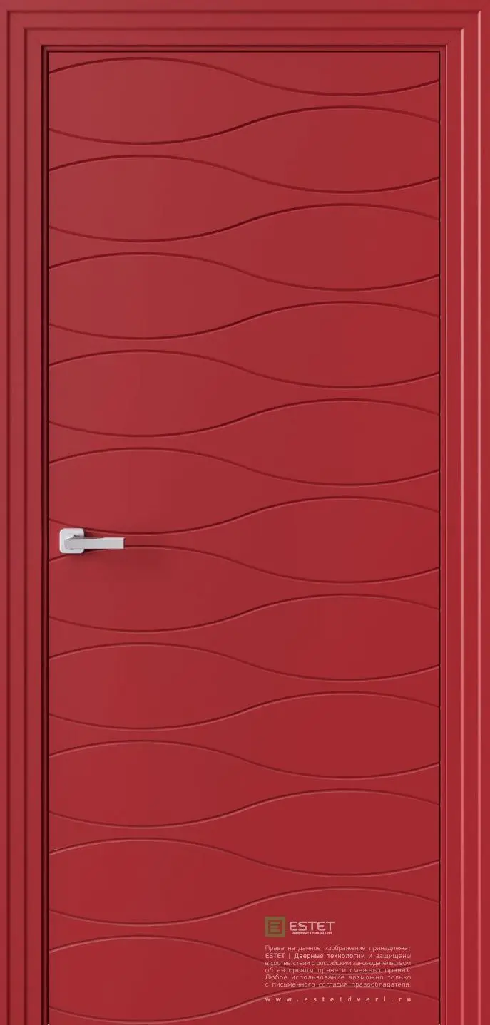 Межкомнатная дверь P9 RAL3002 Красный