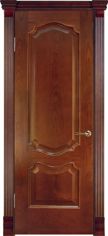 Межкомнатная дверь Анкона ПГ, шпон: красное дерево Красное дерево