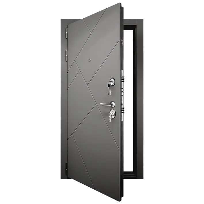 Металлическая дверь Гранит Ультра С3 021 Белый матовый