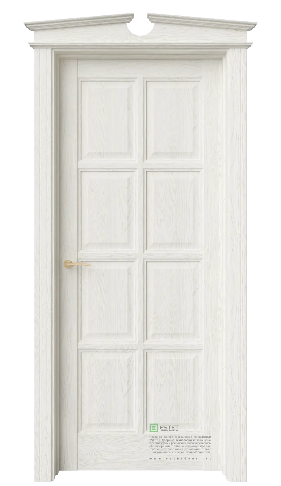 Межкомнатная дверь Соната-17 Дворцовое дерево Патина