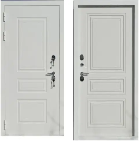 Входная дверь с терморазрывом Броня Консул 1 RAL9003