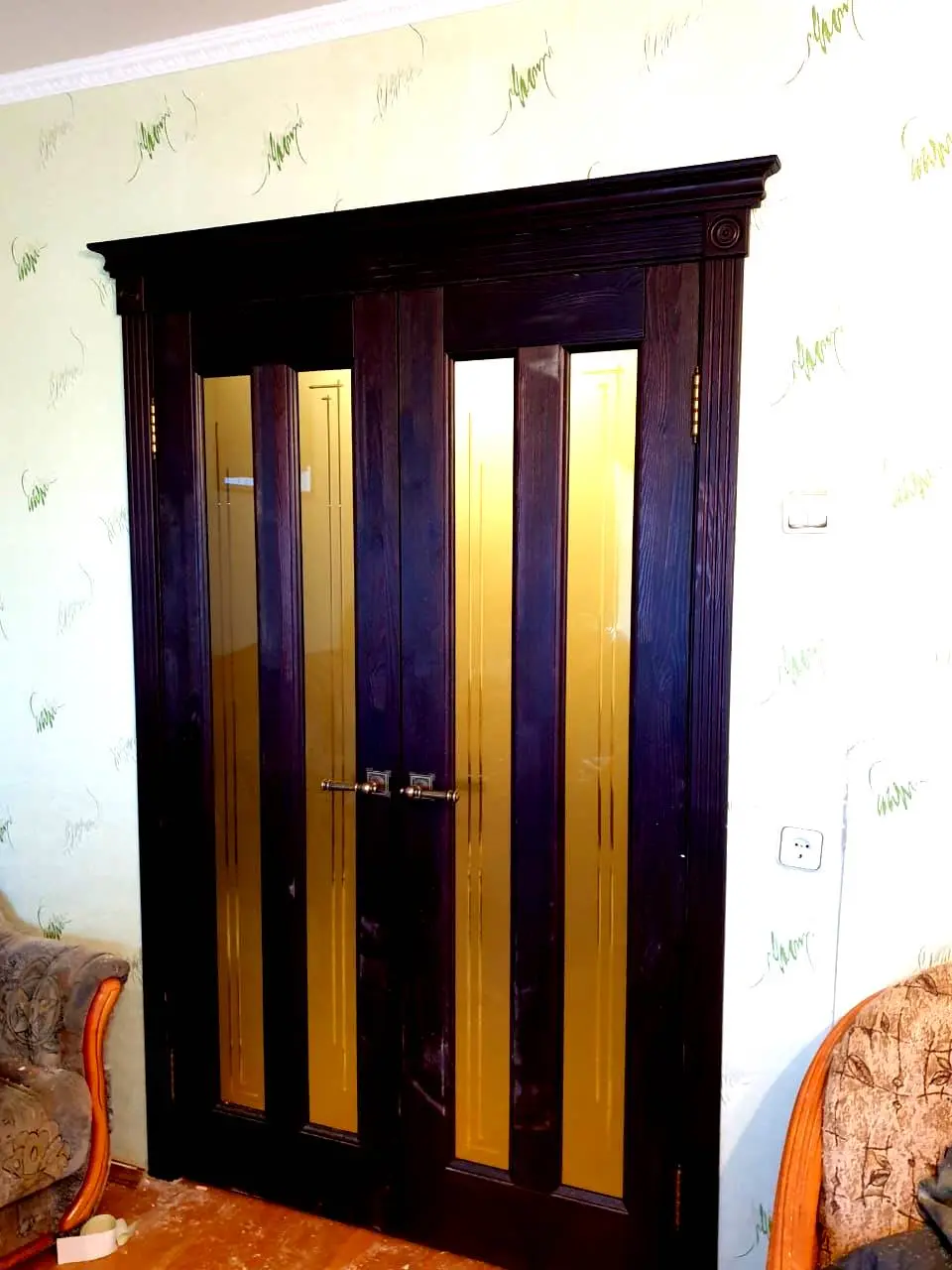 Межкомнатная дверь Сорренто ПО орех браш