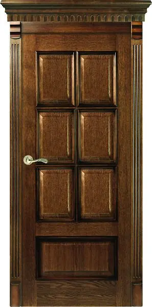 Межкомнатная дверь Мадрид ПГ дуб коньяк Дуб коньяк