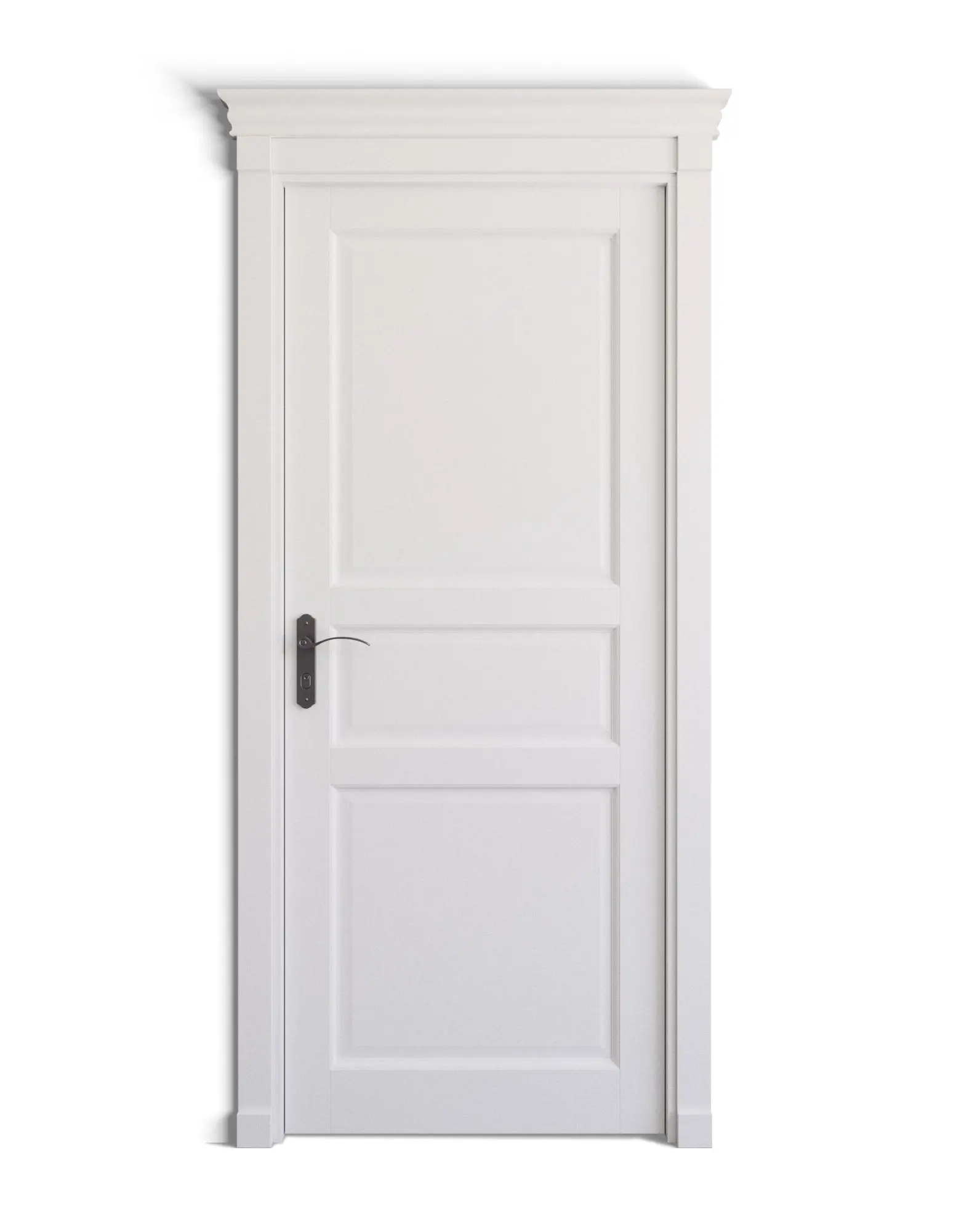 Межкомнатная дверь D-Ola FIN ДГ эмаль белая