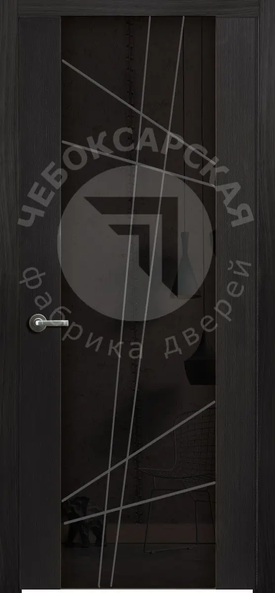 Межкомнатная дверь ЧФД LEVEL Рондо ПО