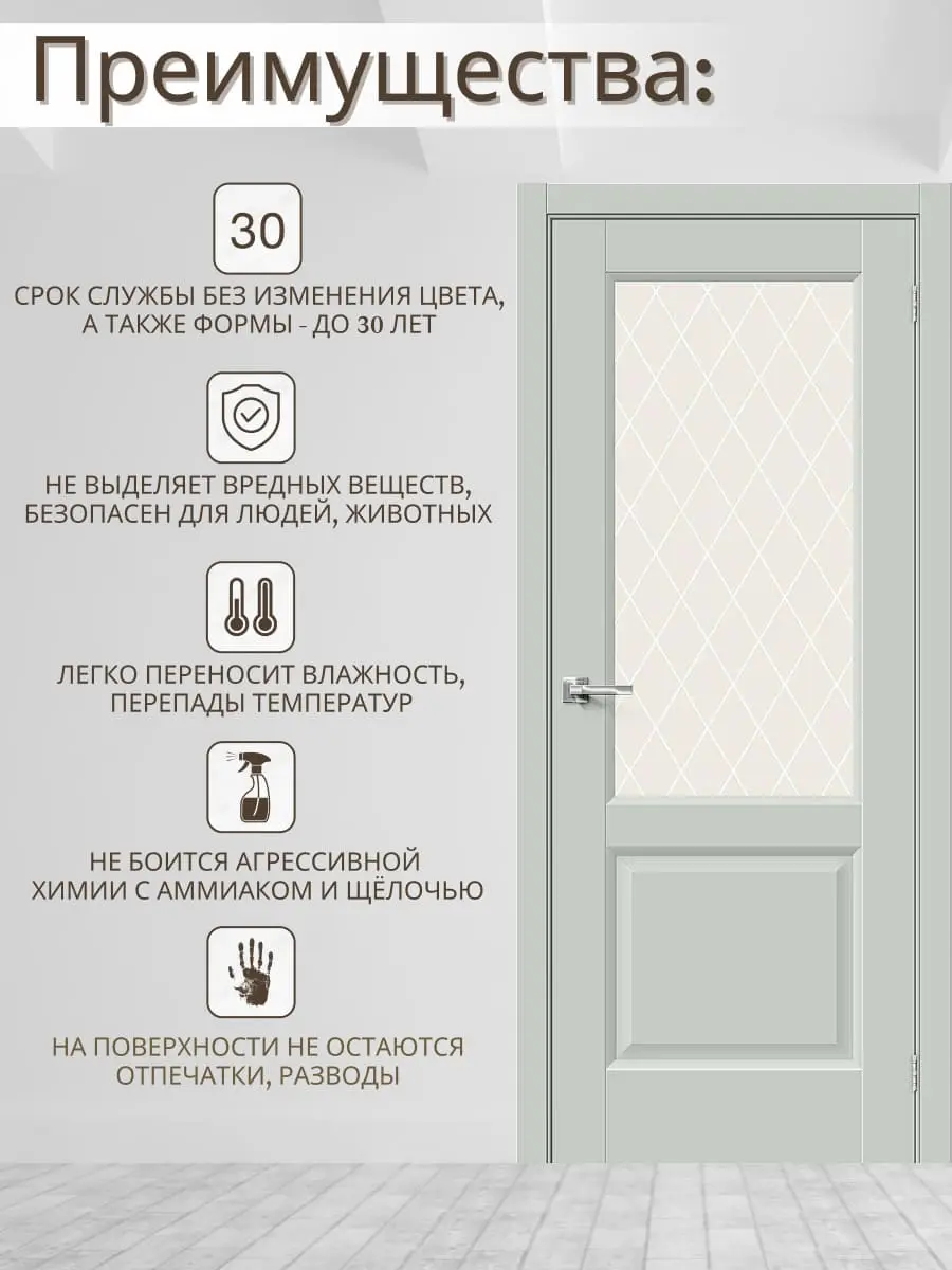 Межкомнатная дверь Неоклассик-33 ПО Эмалит Grey Matt