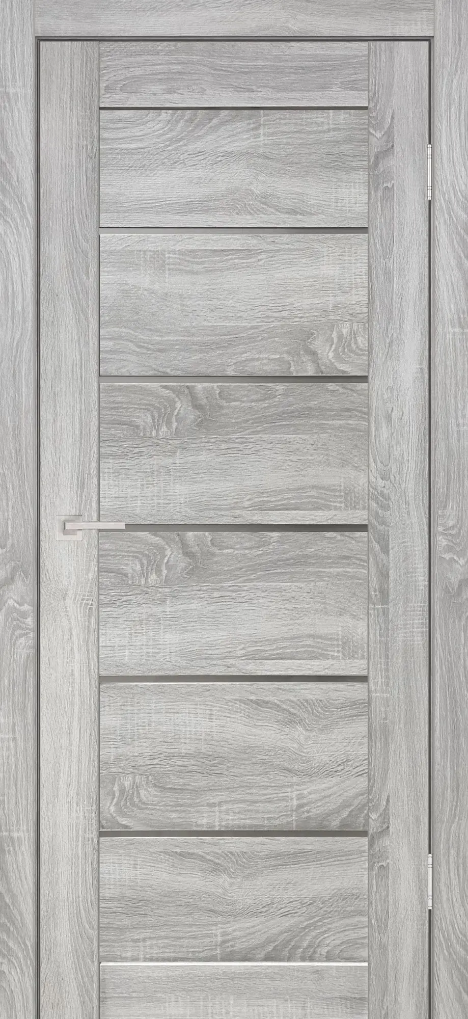Межкомнатная дверь Форум СТ лайт сонома Серый Сатинат белый