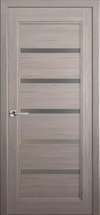 Межкомнатная дверь Ника ДГО Беленый дуб Сатинат белый