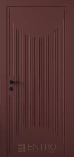 Межкомнатная дверь Entro Unico 3 Красный