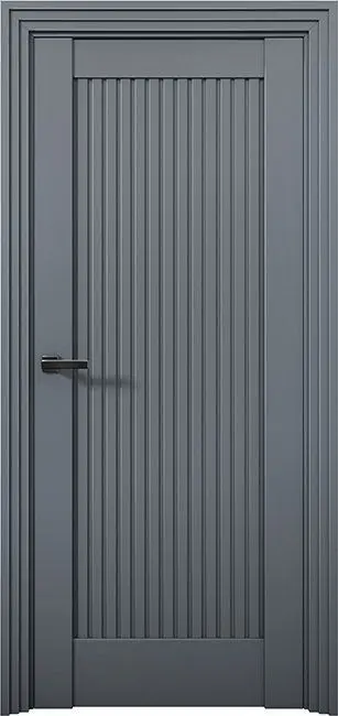 Межкомнатная дверь Ni 1 Никель Антрацит Антрацит