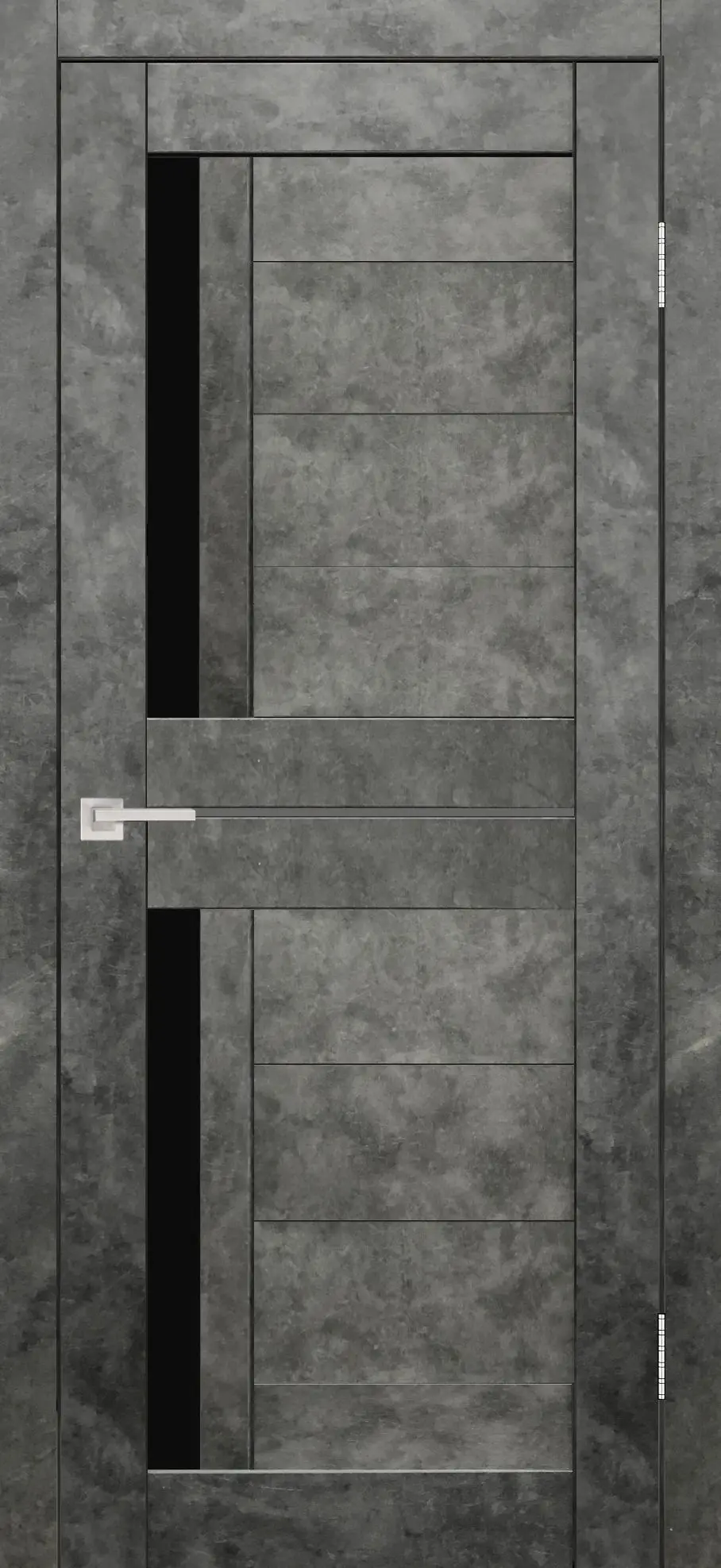 Межкомнатная дверь YD Твист Лофт бетон графит Серый