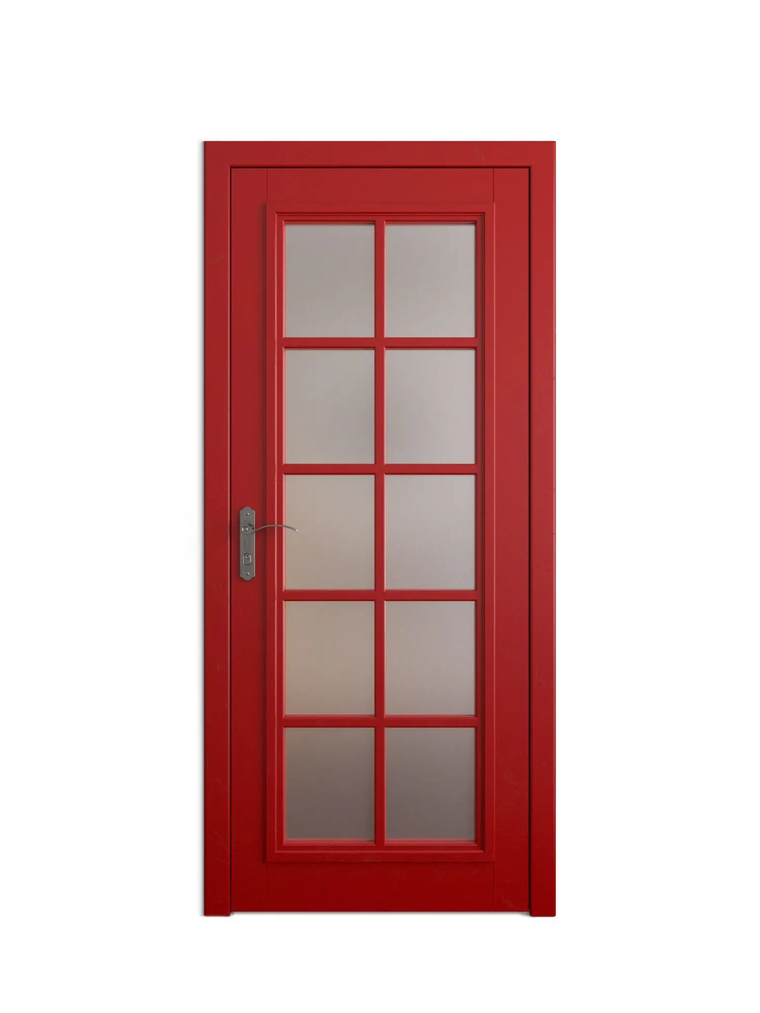 Межкомнатная дверь D-Ola FIN ДО-10 эмаль красная