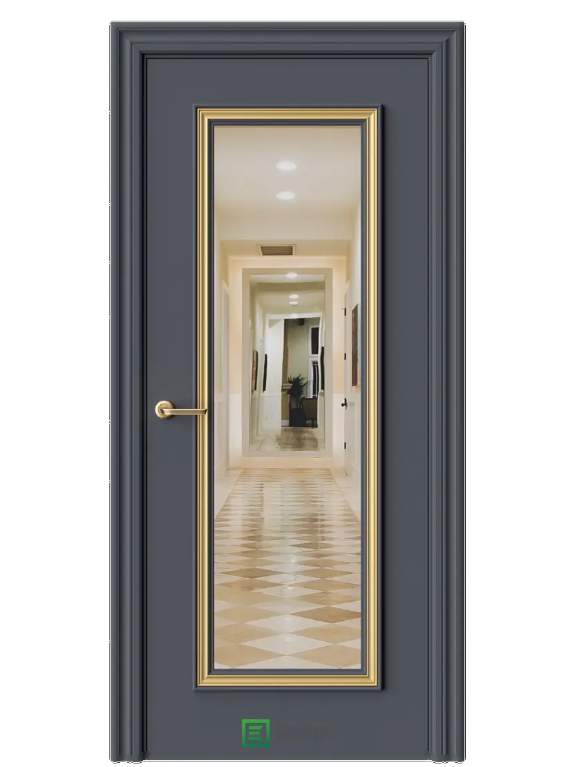 Межкомнатная дверь Era-2 Оушен багет золото Графит