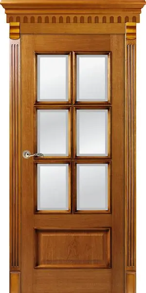 Межкомнатная дверь Мадрид ПО анегри тон2 Светлый Анегри