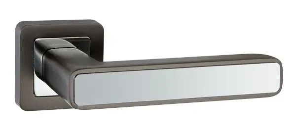 Дверная ручка раздельная PUNTO MARS QR GR/CP-23 графит/хром