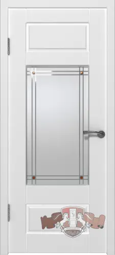 Межкомнатная дверь Барселона белая ПО
