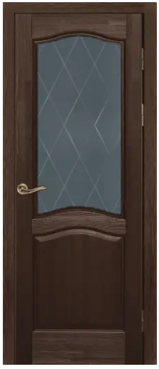 Межкомнатная дверь Лео ПО орех браш сосна