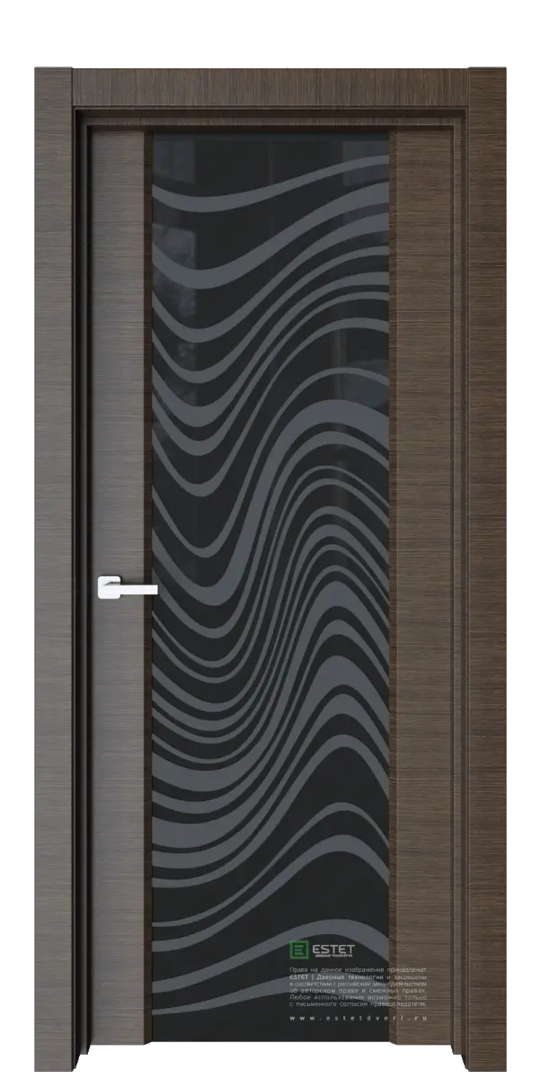 Межкомнатная дверь Е2S корица, Марти Венге