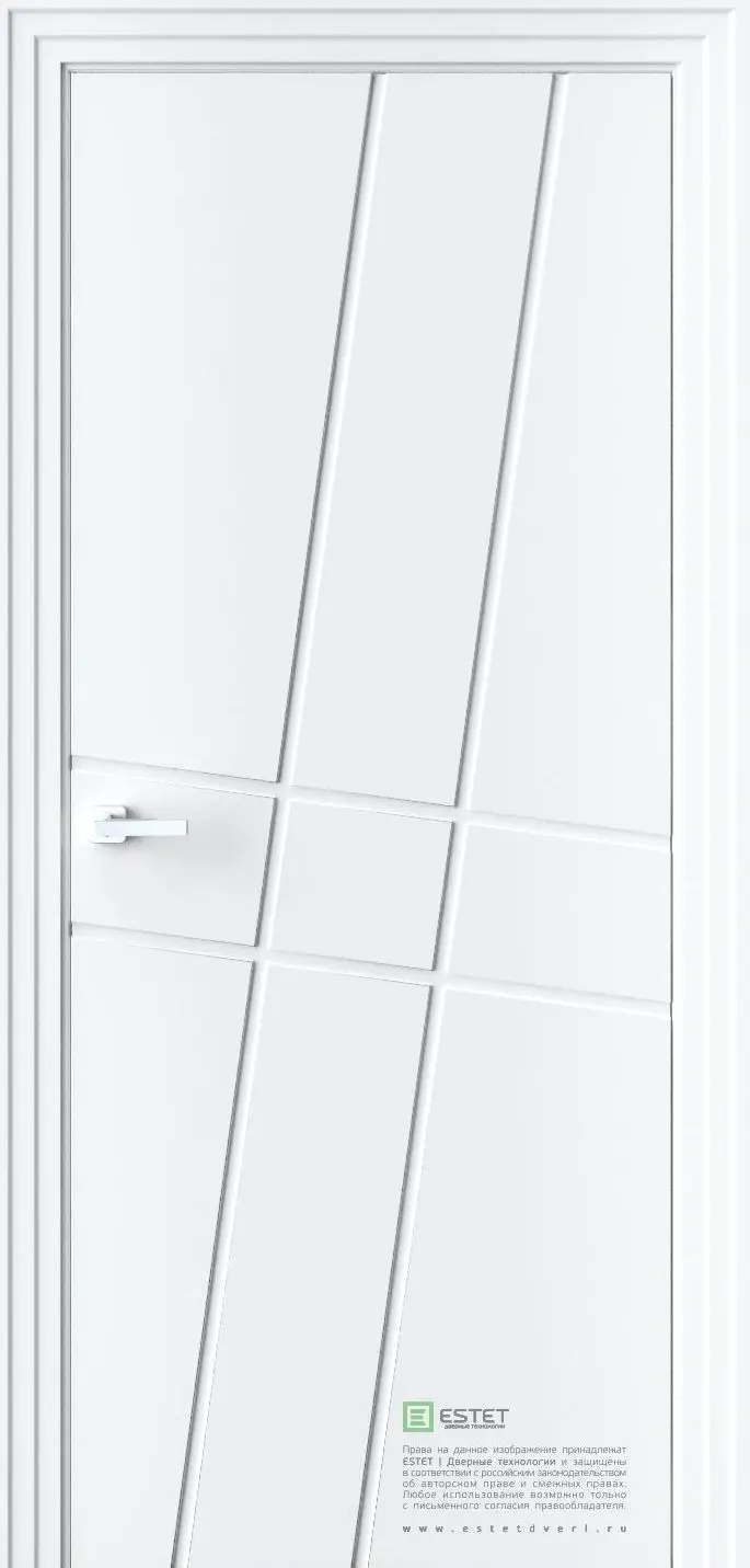 Межкомнатная дверь P15 RAL9003