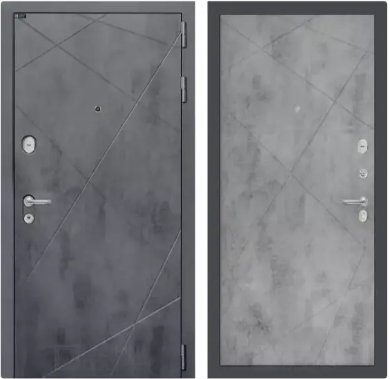 Входная дверь с шумоизоляцией Лабиринт Лофт панель 24 бетон светлый