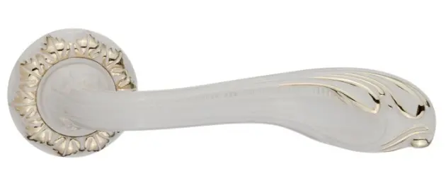 Дверная ручка раздельная RENZ DH (N) 64-10 W-GP