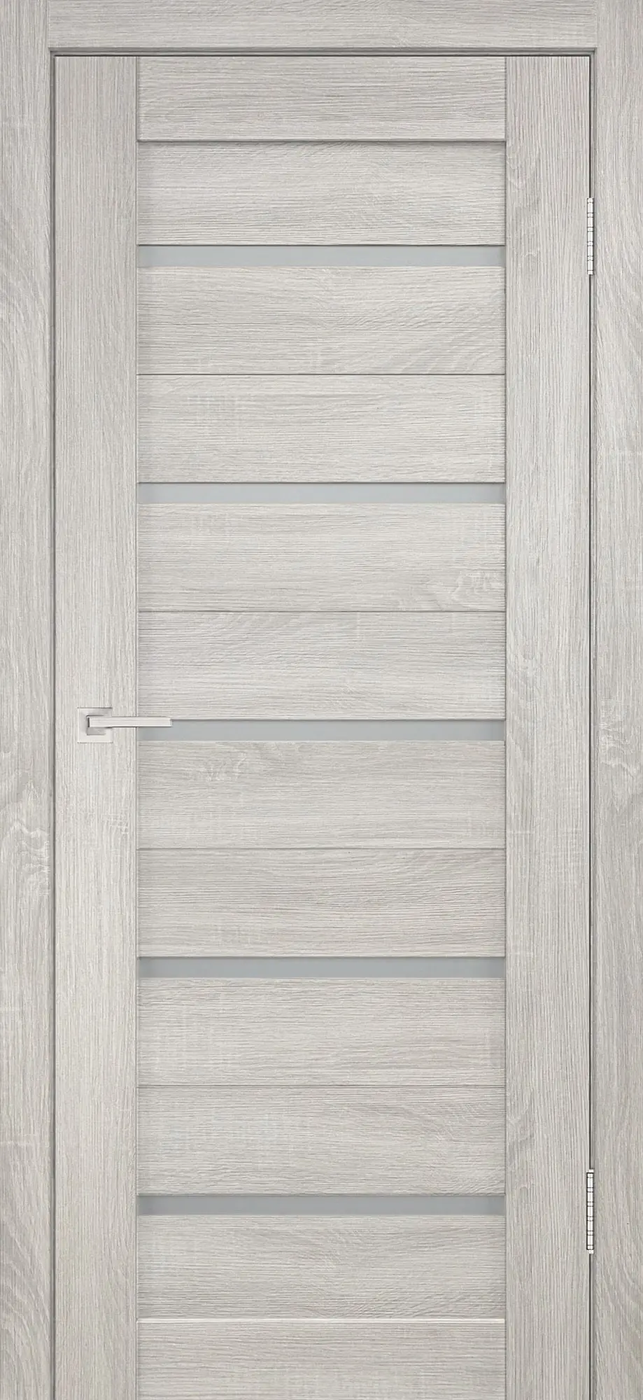 Межкомнатная дверь YD Танго ривьера айс Светлый Сатинат белый