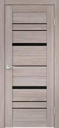 Межкомнатная дверь CITY 2 Дуб Анкор Нордик ст.Лакобель черный Нордик Лакобель черный