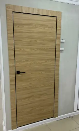 Межкомнатная дверь Uberture TAMBURAT 4101 ДУБ МАДЕЙРА, ЧЁРНАЯ КРОМКА Дуб