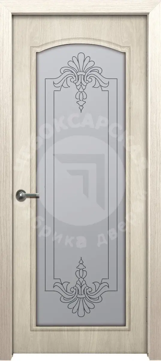 Межкомнатная дверь ЧФД Эмма 90 ПО гравировка