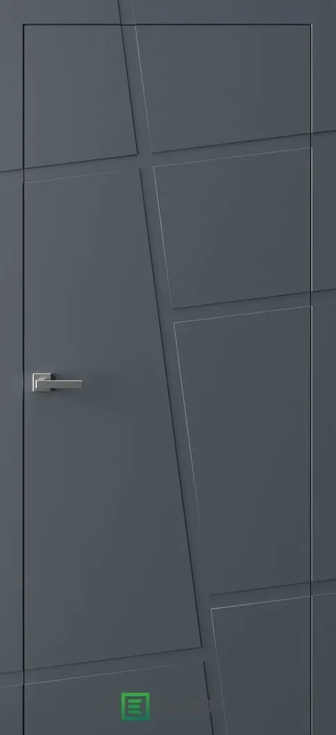 Межкомнатная дверь PV-2 RAL7016 Графит