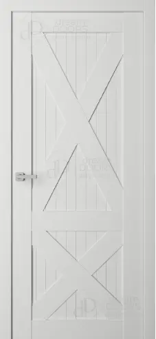 Межкомнатная дверь dD RANCHO R10 Светло-серый