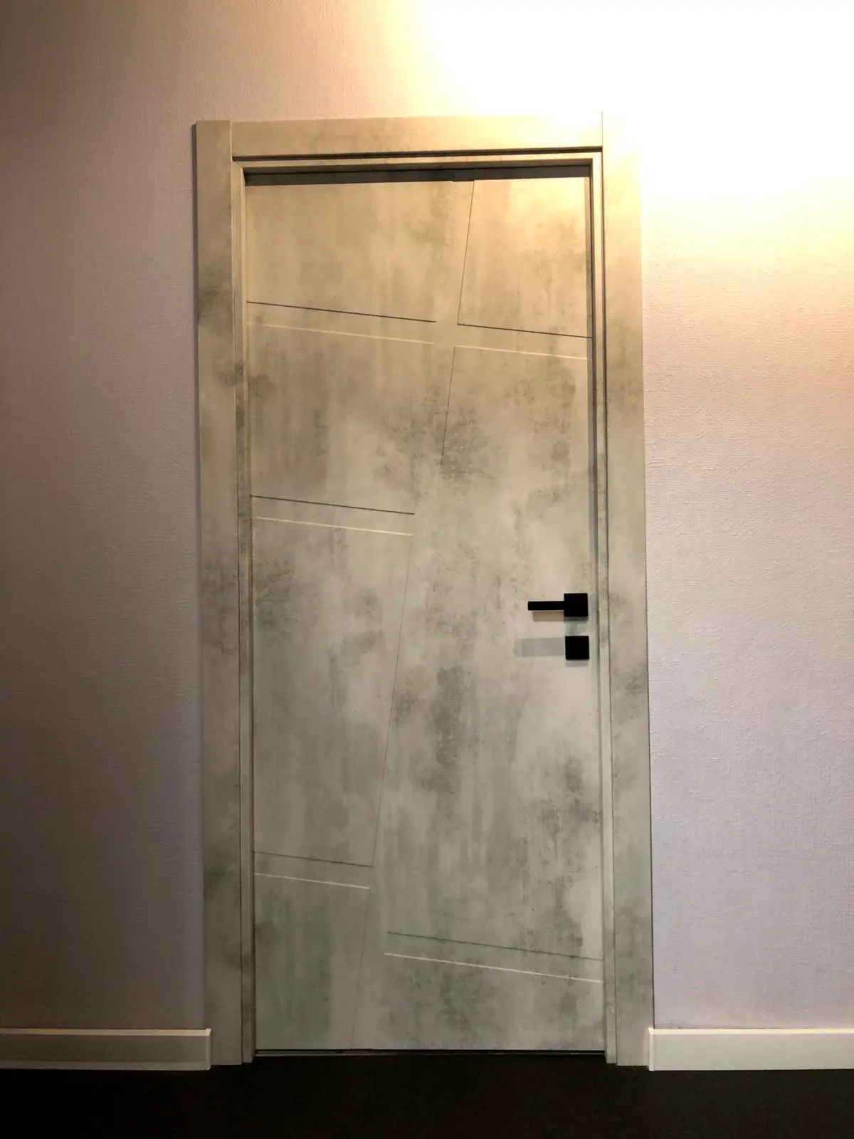 Межкомнатная дверь PV2 камень белый Белый